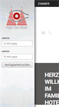Mobile Screenshot of hoteldomblick.de